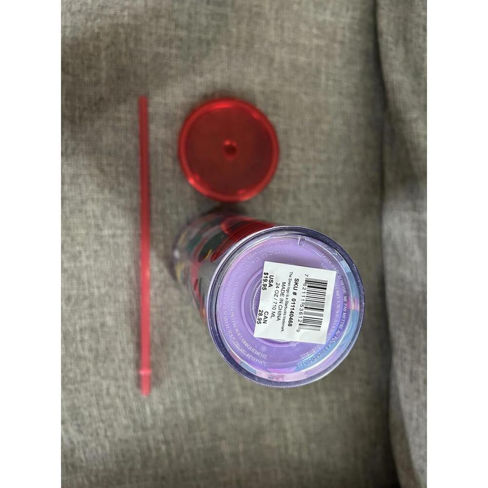 Starbucks 2023 Valentine's Day Love Confetti 24 Oz Venti Cold Cup Tumbler - Picture 7 of 7
